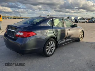 2011 Infiniti M37 with VIN JN1BY1APXBM320444, listed as a Copart auction lot 71220844 with 95,477 mi miles and Salvage Title. Bid and sale history available at carsss.com. Image 3.
