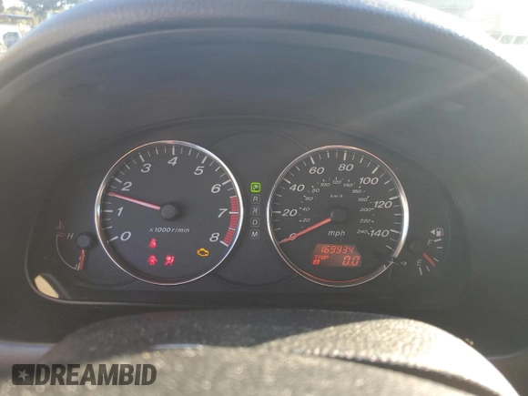 2007 Mazda 6 i Sport VE with VIN 1YVHP84C675M12612, listed as a Copart auction lot 87363974 with 169,934 mi miles and Salvage Title. Bid and sale history available at DreamBid. Image 9.