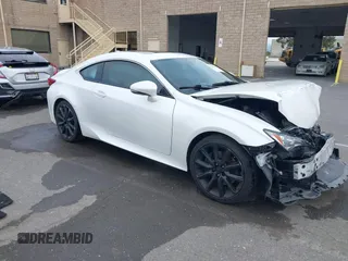 2016 Lexus RC 200t F Sport with VIN JTHHA5BC4G5001233, listed as a IAAI auction lot 41605137 with 85,436 mi miles and . Bid and sale history available at DreamBid. Image 1.