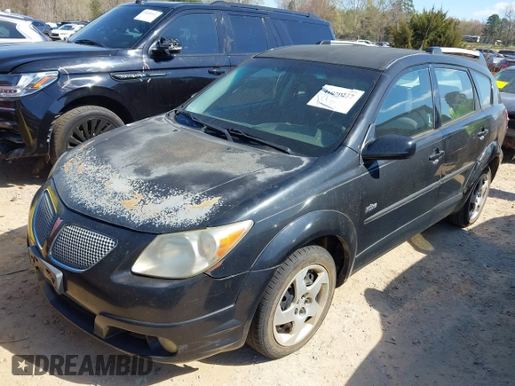 2005 Pontiac Vibe with VIN 5Y2SL63875Z458822, listed as a IAAI auction lot 41870237 with 213,015 mi miles. Bid and sale history available at carsss.com. Image 2.