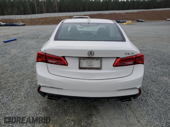 2019 Acura TLX with VIN 19UUB2F37KA005736, listed as a Copart auction lot 41910915 with 66,368 mi miles and Salvage Title. Bid and sale history available at carsss.com. Image 6.