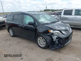 2016 Toyota Sienna XLE with VIN 5TDYK3DC6GS718551, listed as a IAAI auction lot 41537134 with 114,839 mi miles. Bid and sale history available at carsss.com. Image 1.