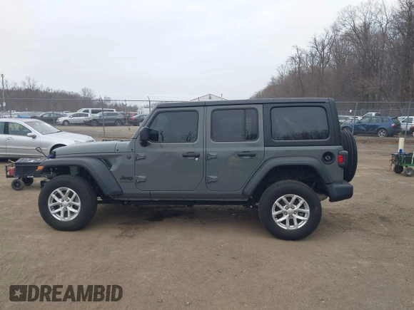 2023 Jeep Wrangler Sport S with VIN 1C4HJXDN0PW638934, listed as a IAAI auction lot 41719467 with 16,686 mi miles and . Bid and sale history available at DreamBid. Image 15.