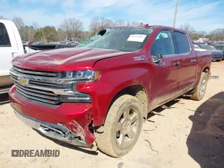 2021 Chevrolet Silverado 1500 High Country with VIN 3GCUYHET8MG141704, listed as a IAAI auction lot 41635846 with 50,425 mi miles. Bid and sale history available at carsss.com. Image 2.