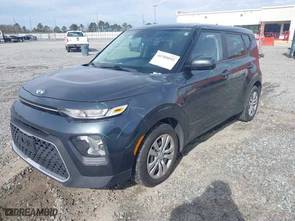 2021 Kia Soul X-Line with VIN KNDJ23AU1M7747914, listed as a IAAI auction lot 41380092 with 47,048 mi miles. Bid and sale history available at carsss.com. Image 17.