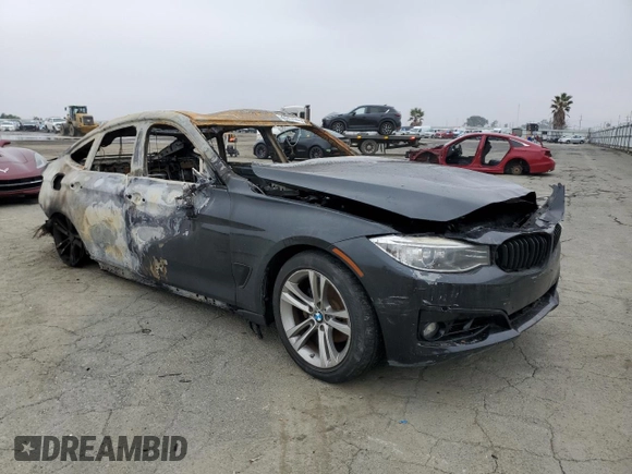 2015 BMW 3 Series 328i Gran Turismo xDrive with VIN WBA3X5C58FD560067, listed as a Copart auction lot 85975584 with Not provided miles and Non repairable. Bid and sale history available at DreamBid. Image 4.