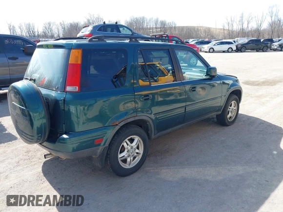 2001 Honda CR-V SE with VIN JHLRD18711S015053, listed as a IAAI auction lot 41769974 with 172,789 mi miles. Bid and sale history available at carsss.com. Image 4.