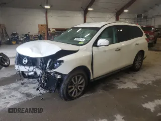 2015 Nissan Pathfinder S z VIN 5N1AR2MM8FC682891, wystawiony jako Copart lot #59509385 z przebiegiem Nie podano mil oraz Nie do naprawy • Non repairable. Historia ofert i sprzedaży dostępna na DreamBid. Obrazek 1.