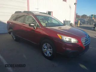 2015 Subaru Outback 2.5i with VIN 4S4BSAAC3F3242687, listed as a IAAI auction lot 41381062 with 70,482 mi miles and . Bid and sale history available at DreamBid. Image 1.
