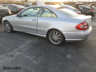 2003 Mercedes-Benz CLK-Class 5.0L with VIN WDBTJ75J83F052769, listed as a Copart auction lot 77492314 with 118,508 mi miles and Clean Title. Bid and sale history available at carsss.com. Image 2.