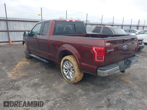 2016 Ford F-150 XL with VIN 1FTEX1CPXGFC17403, listed as a IAAI auction lot 41447816 with 99,632 mi miles and . Bid and sale history available at carsss.com. Image 3.