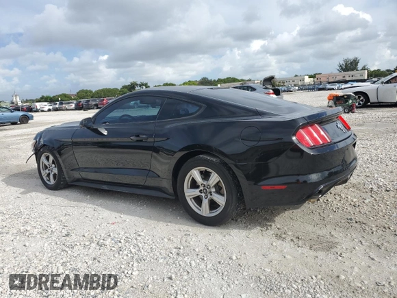 2017 Ford Mustang V6 with VIN 1FA6P8AM9H5286179, listed as a Copart auction lot 64785145 with 99,514 mi miles and Salvage title. Bid and sale history available at DreamBid. Image 2.