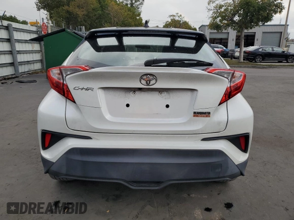 2019 Toyota C-HR XLE with VIN NMTKHMBX8KR084750, listed as a Copart auction lot 47681295 with 43,661 mi miles and Non Repairable. Bid and sale history available at carsss.com. Image 6.