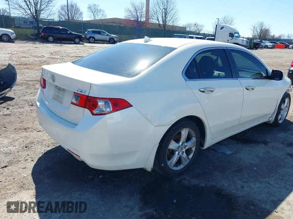 2010 Acura TSX with VIN JH4CU2F67AC018020, listed as a IAAI auction lot 41847113 with 1 mi miles. Bid and sale history available at carsss.com. Image 4.