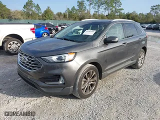 2019 Ford Edge Titanium with VIN 2FMPK3K92KBB37704, listed as a IAAI auction lot 41582488 with 132,036 mi miles. Bid and sale history available at carsss.com. Image 2.