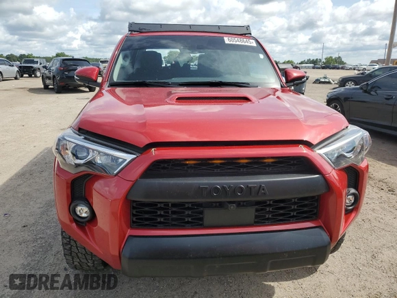 2023 Toyota 4Runner TRD Off Road Premium с VIN JTERU5JR0P6206699, выставлен на аукционе Copart как лот 60548645 с пробегом 29 531 миль миль и Списание • Salvage title. История ставок и продаж доступна на DreamBid. Изображение 5.