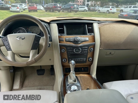 2011 Infiniti QX56 7-passenger with VIN JN8AZ2NF5B9501407, listed as a Copart auction lot 54362915 with 169,663 mi miles and Clean Title. Bid and sale history available at carsss.com. Image 9.