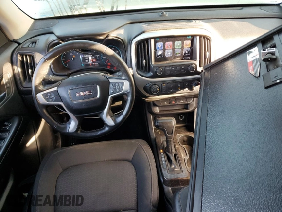2017 GMC Canyon 2WD SLE with VIN 1GTG5CEA9H1176098, listed as a Copart auction lot 76577424 with 89,220 mi miles and Salvage Title. Bid and sale history available at carsss.com. Image 8.