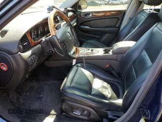 2008 Jaguar XJ with VIN SAJWA71B68SH28202, listed as a Copart auction lot 46217165 with 36,724 mi miles and Salvage Title. Bid and sale history available at carsss.com. Image 7.