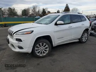 2017 Jeep Cherokee Overland with VIN 1C4PJMJS6HW589275, listed as a Copart auction lot 51163465 with 76,214 mi miles and Salvage title. Bid and sale history available at DreamBid. Image 1.