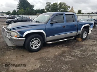 2003 Dodge Dakota SLT with VIN 1D7HL48X93S367092, listed as a Copart auction lot 71961274 with 160,709 mi miles and Salvage Title. Bid and sale history available at carsss.com. Image 1.