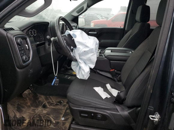 2021 Chevrolet Silverado 1500 LT with VIN 1GCPYDEK1MZ178381, listed as a Copart auction lot 82289274 with 0 mi miles and Salvage Title. Bid and sale history available at carsss.com. Image 7.