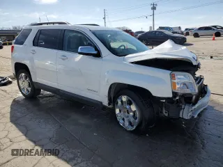 2012 GMC Terrain SLT-1 with VIN 2GKFLUE57C6395792, listed as a Copart auction lot 46750335 with 100,996 mi miles and Salvage Title. Bid and sale history available at carsss.com. Image 4.