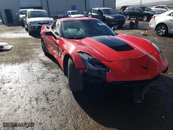 2016 Chevrolet Corvette Stingray Z51 1LT with VIN 1G1YH2D70G5126153, listed as a Copart auction lot 86826134 with NaN miles and Salvage Title. Bid and sale history available at carsss.com. Image 13.