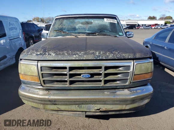 1992 Ford F-150 with VIN 1FTDF15NXNNB01339, listed as a Copart auction lot 76107684 with 124,732 mi miles and Clean title. Bid and sale history available at DreamBid. Image 5.