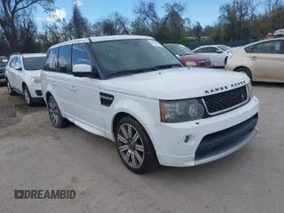 2013 Land Rover Range Rover Sport SC with VIN SALSH2E44DA794244, listed as a IAAI auction lot 42051831 with 173,023 mi miles. Bid and sale history available at carsss.com. Image 1.