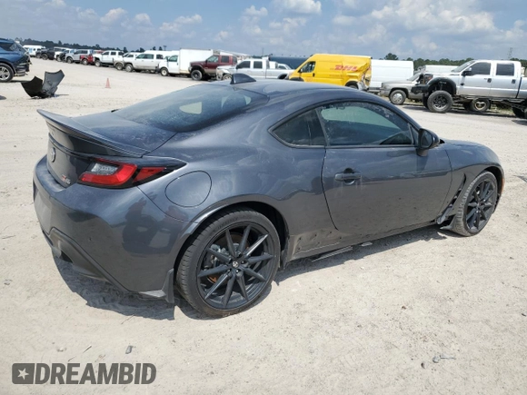 2023 Toyota GR86 Premium with VIN JF1ZNBF1XP8763634, listed as a Copart auction lot 72179164 with 17,744 mi miles and Salvage Title. Bid and sale history available at carsss.com. Image 3.