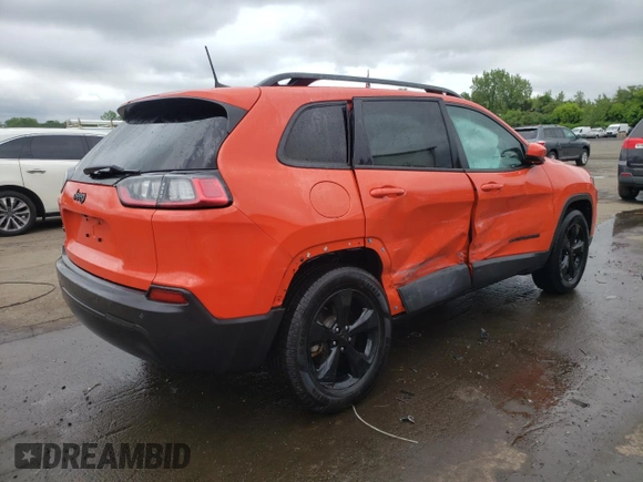 2021 Jeep Cherokee Latitude Plus with VIN 1C4PJMLB9MD157329, listed as a Copart auction lot 58624885 with 53,056 mi miles and Salvage title. Bid and sale history available at DreamBid. Image 3.