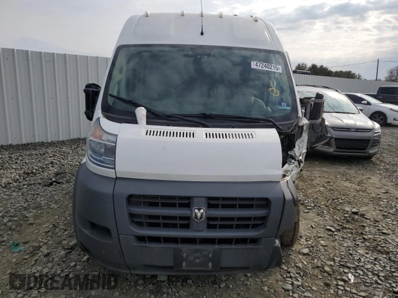 2017 Ram ProMaster Cargo with VIN 3C6TRVDG5HE549193, listed as a Copart auction lot 47240215 with 164,946 mi miles and Salvage Title. Bid and sale history available at carsss.com. Image 5.