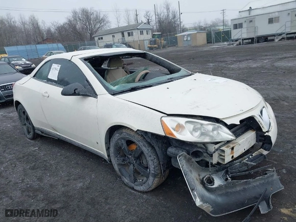 2007 Pontiac G6 GT with VIN 1G2ZH36N074270552, listed as a IAAI auction lot 41575632 with NaN miles. Bid and sale history available at carsss.com. Image 1.