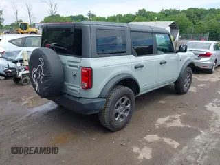 2023 Ford Bronco with VIN 1FMDE5BH5PLC15428, listed as a IAAI auction lot 42263776 with 11,556 mi miles and . Bid and sale history available at DreamBid. Image 4.