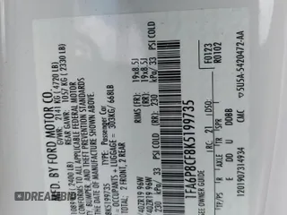 2019 Ford Mustang GT z VIN 1FA6P8CF8K5199735, wystawiony jako Copart lot #54519535 z przebiegiem 64 839 mil mil oraz Szkoda całkowita • Salvage title. Historia ofert i sprzedaży dostępna na DreamBid. Obrazek 12.