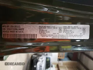 2022 Jeep Gladiator Overland z VIN 1C6HJTFG0NL144070, wystawiony jako Copart lot #70472744 z przebiegiem 40 397 mil mil oraz Szkoda całkowita • Salvage title. Historia ofert i sprzedaży dostępna na DreamBid. Obrazek 14.