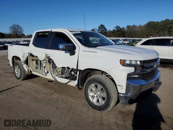 2021 Chevrolet Silverado 1500 LT with VIN 3GCUYDED8MG215527, listed as a Copart auction lot 41789785 with 118,220 mi miles and Salvage Title. Bid and sale history available at DreamBid. Image 4.