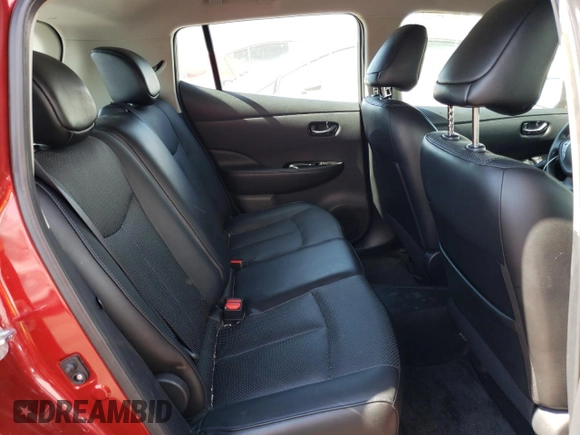 2015 Nissan LEAF SV with VIN 1N4AZ0CP0FC303912, listed as a Copart auction lot 64177143 with 24,733 mi miles. Bid and sale history available at carsss.com. Image 10.