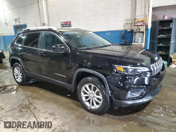 2021 Jeep Cherokee Latitude Lux z VIN 1C4PJMMXXMD240066, wystawiony jako Copart lot #88514725 z przebiegiem 19 713 mil mil oraz Szkoda całkowita • Salvage title. Historia ofert i sprzedaży dostępna na DreamBid. Obrazek 4.