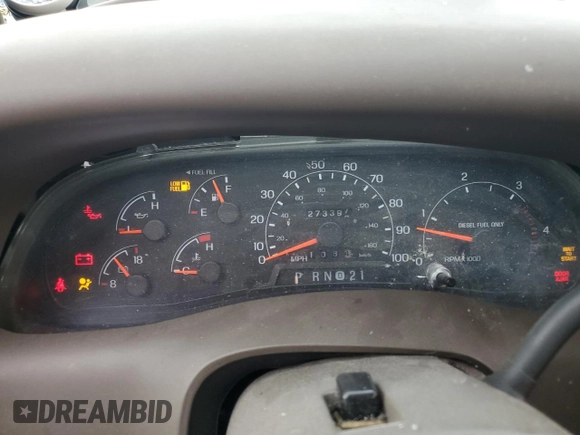 2000 Ford F-350 with VIN 1FTWX32F0YEB90096, listed as a Copart auction lot 56198024 with 273,397 mi miles and Non repairable. Bid and sale history available at DreamBid. Image 9.