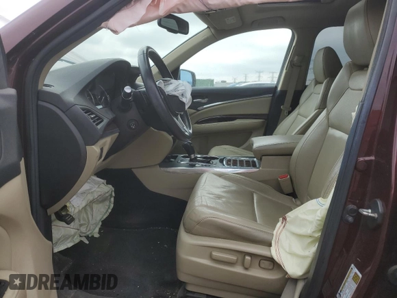 2014 Acura MDX z VIN 5FRYD4H28EB030178, wystawiony jako Copart lot #52389515 z przebiegiem Nie podano mil oraz Szkoda całkowita • Salvage title. Historia ofert i sprzedaży dostępna na DreamBid. Obrazek 7.