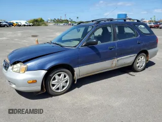 1999 Suzuki Esteem z VIN JS2GB31W3X5162110, wystawiony jako Copart lot #48078275 z przebiegiem 45 514 mil mil oraz Szkoda całkowita • Salvage title. Historia ofert i sprzedaży dostępna na DreamBid. Obrazek 1.
