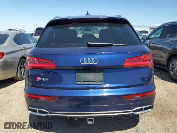 2018 Audi SQ5 with VIN WA1C4BFY9J2036019, listed as a Copart auction lot 71321774 with 70,364 mi miles and Salvage Title. Bid and sale history available at DreamBid. Image 6.