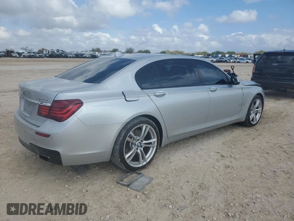 2015 BMW 7 Series 740Li xDrive with VIN WBAYF4C57FGS99225, listed as a Copart auction lot 82167004 with 145,711 mi miles and Salvage Title. Bid and sale history available at carsss.com. Image 3.
