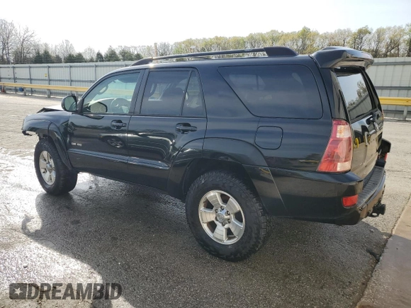 2005 Toyota 4Runner SR5 with VIN JTEBT14R658023222, listed as a Copart auction lot 50920185 with 209,033 mi miles and Salvage Title. Bid and sale history available at DreamBid. Image 2.