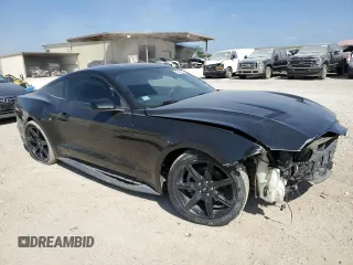 2019 Ford Mustang EcoBoost with VIN 1FA6P8TH0K5168688, listed as a Copart auction lot 52541865 with 91,764 mi miles and Salvage title. Bid and sale history available at DreamBid. Image 4.