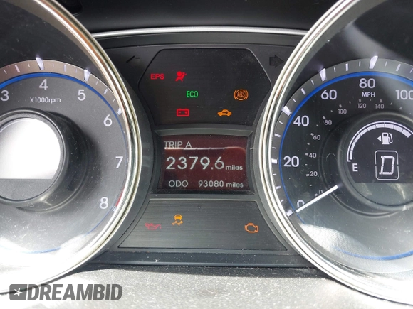 2013 Hyundai Sonata Limited with VIN 5NPEC4AC5DH627783, listed as a IAAI auction lot 42092403 with 93,080 mi miles and . Bid and sale history available at DreamBid. Image 7.