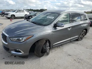 2019 Infiniti QX60 Luxe z VIN 5N1DL0MN1KC511325, wystawiony jako Copart lot #88319185 z przebiegiem 84 235 mil mil oraz Nie do naprawy • Non repairable. Historia ofert i sprzedaży dostępna na DreamBid. Obrazek 1.