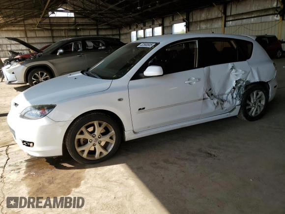2008 Mazda 3 s GT *Ltd Avail* with VIN JM1BK344481154962, listed as a Copart auction lot 52568505 with 221,982 mi miles and Salvage Title. Bid and sale history available at carsss.com. Image 1.